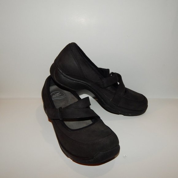 Dansko 39 US 8.5/9 Black Suede - Mary Jane Shoes NGUC - Picture 2 of 8